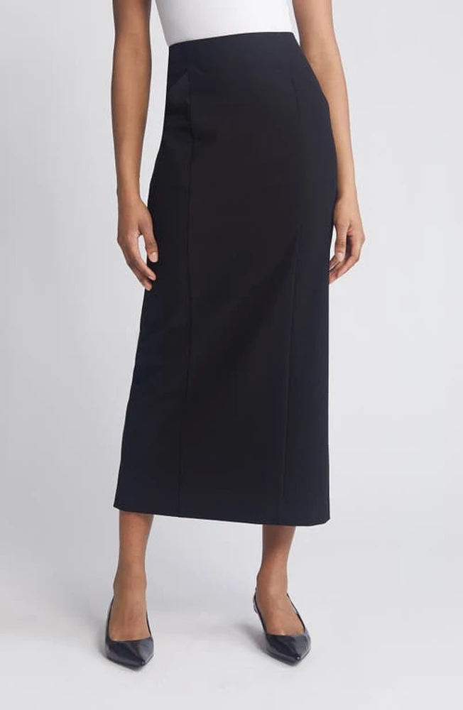 RUE SOPHIE Neriah Midi Skirt Black at Nordstrom,