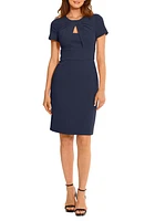 Maggy London Cutout Sheath Dress Navy at Nordstrom,