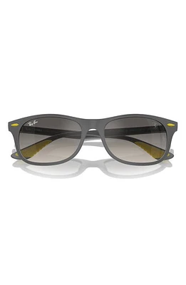 Ray-Ban Liteforce 55mm Gradient Square Sunglasses in Matte Grey at Nordstrom