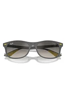 Ray-Ban Liteforce 55mm Gradient Square Sunglasses in Matte Grey at Nordstrom