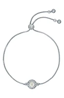 Ted Baker London Soleta Solitaire Crystal Slider Bracelet in Silver Tone Clear Crystal at Nordstrom