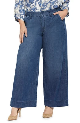 NYDJ Mona High Waist Wide Leg Jeans in Reminiscent at Nordstrom, Size 26W