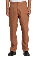 RVCA Chainmail Cotton Carpenter Pants in Rawhide at Nordstrom, Size 30