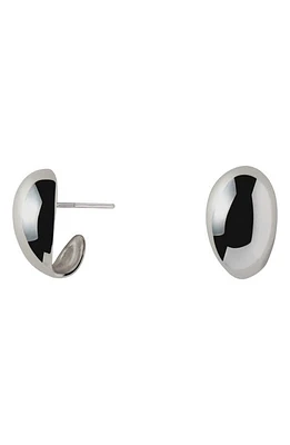 Annika Inez Petite Spoon Stud Earrings in Silver at Nordstrom