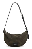 AllSaints Koy Recycled Nylon Crossbody Bag in Dark Camo Green at Nordstrom