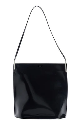 Saint Laurent Leather Shopping Shoulder Bag in Nero at Nordstrom