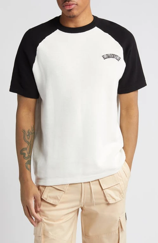 Billionaire Boys Club Moonshot Raglan T-Shirt White/Black at Nordstrom,