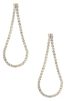 Ettika Crystal Teardrop Frontal Earrings in Gold at Nordstrom