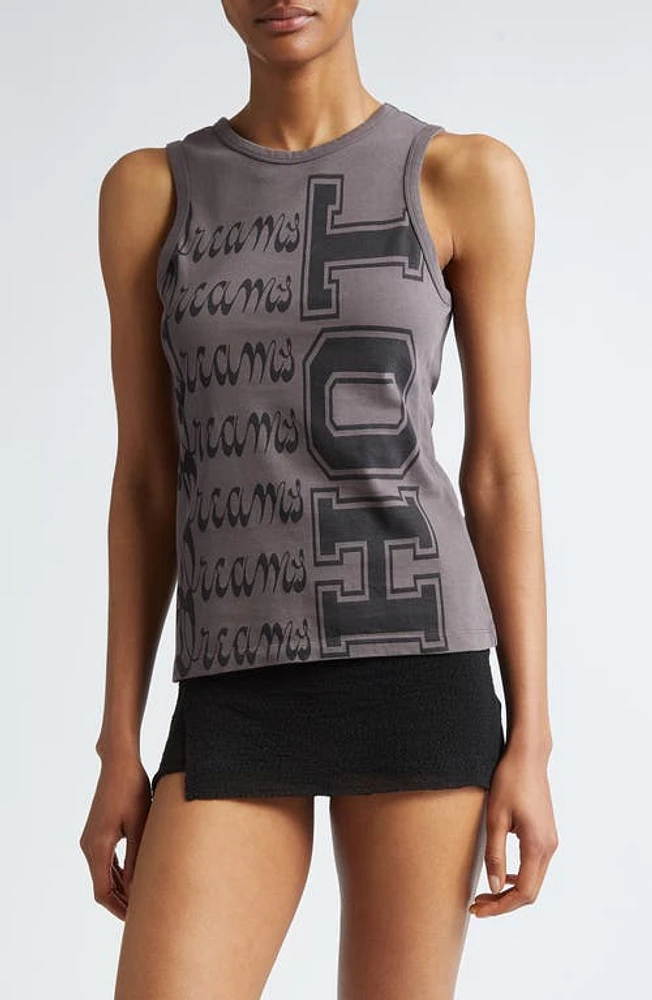 Paloma Wool Hot Cotton Graphic Tank Grey at Nordstrom,