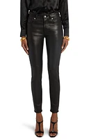 TOM FORD Lambskin Leather Skinny Ankle Pants in Black at Nordstrom, Size 10 Us