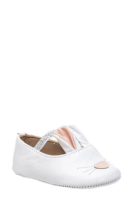 Elephantito Bunny Crib Shoe White at Nordstrom, M