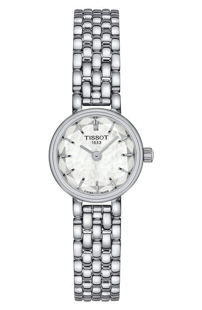 Tissot Lovely Round Bracelet Watch, 19.5mm in Grey at Nordstrom, Size 20 Mm