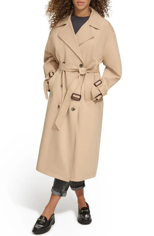 levi's Belted Long Trench Coat Khaki at Nordstrom,