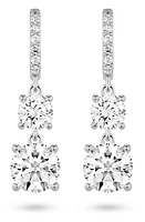 LIGHTBOX 2-Carat Lab Grown Diamond Drop Earrings in 2.0Ctw White Gold at Nordstrom