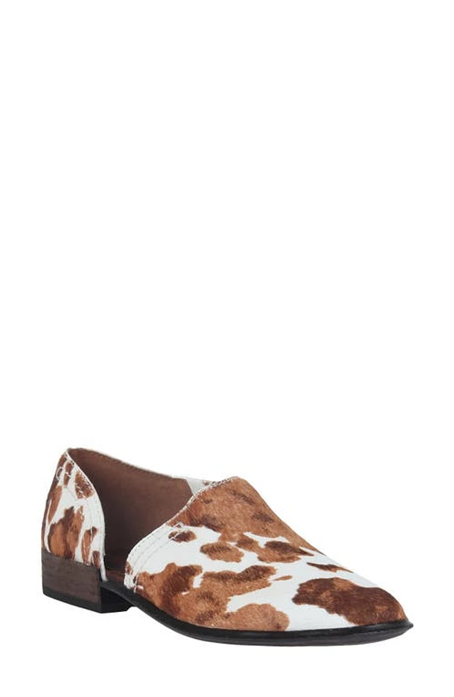 OTBT Coyote Half d'Orsay Shoe Calf Print Hair at Nordstrom,