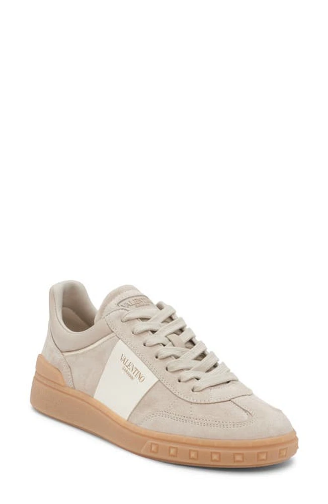 Valentino Garavani Upvillage Low Top Sneaker Rock Beige/ivory/platino at Nordstrom,