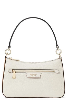 Kate Spade New York hudson pebbled leather medium shoulder bag in Parchment Multi at Nordstrom