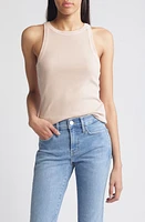 Treasure & Bond Cutaway Shoulder Cotton Blend Tank at Nordstrom,