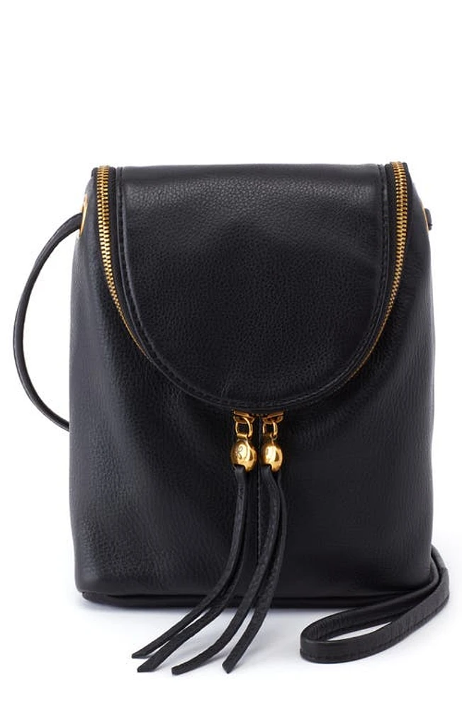 HOBO Fern Saddle Bag in Black at Nordstrom