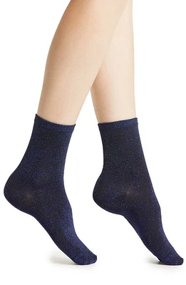 HIGH HEEL JUNGLE Glitterati Socks in Sapphire at Nordstrom