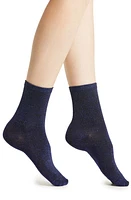 HIGH HEEL JUNGLE Glitterati Socks in Sapphire at Nordstrom