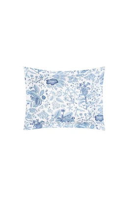 Matouk Pomegranate Linen Pillow Sham in Porcelain Blue at Nordstrom