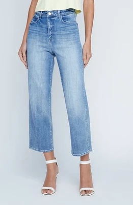 L'AGENCE June High Waist Crop Stovepipe Jeans Tuscany at Nordstrom,