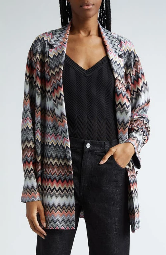 Missoni Mulitcolor Zigzag Blazer Orange Multicolor at Nordstrom, Us