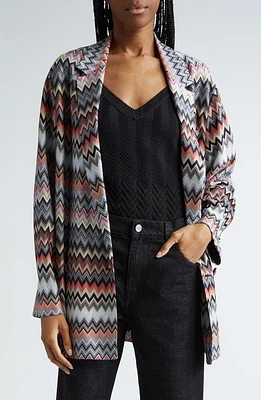 Missoni Mulitcolor Zigzag Blazer Orange Multicolor at Nordstrom, Us