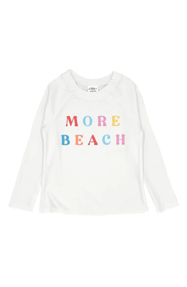 Feather 4 Arrow Kids' More Beach Rashguard White at Nordstrom,