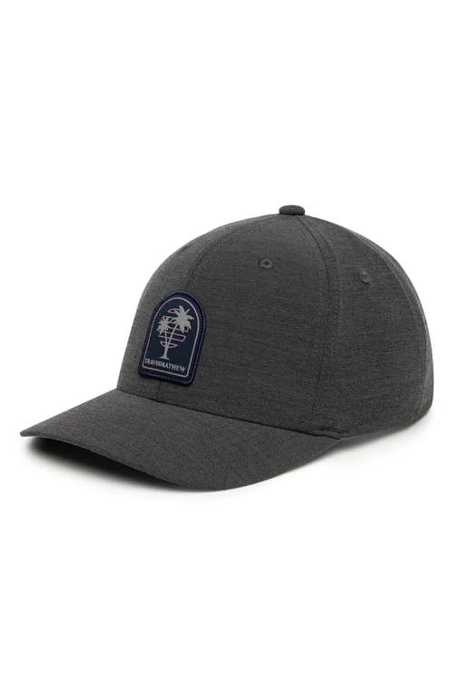 TravisMathew Early Morning Snapback Baseball Cap in Heather Black at Nordstrom