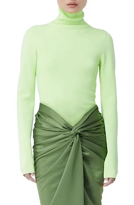 GAUGE81 Puent Turtleneck Sweater Shadow Lime at Nordstrom, Us