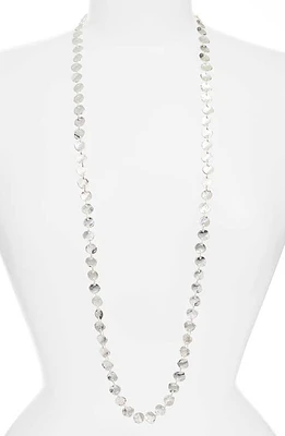 Karine Sultan Sophia Long Necklace in Silver at Nordstrom