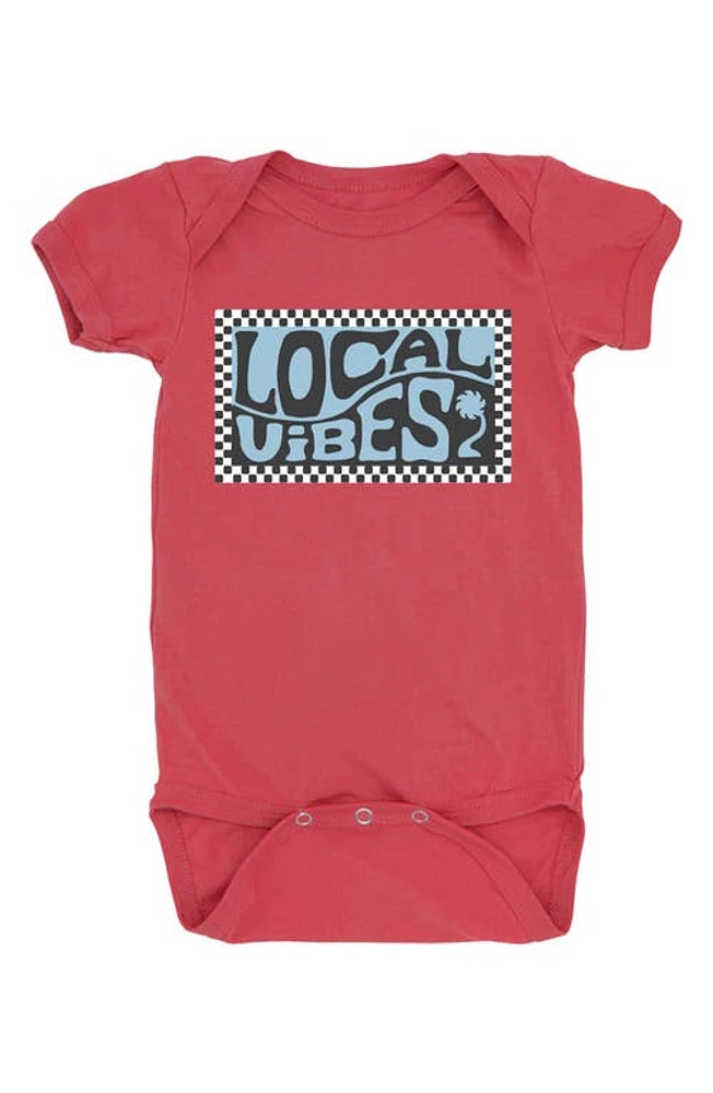 Feather 4 Arrow Local Vibes Cotton Graphic Bodysuit Chili Pepper at Nordstrom, M