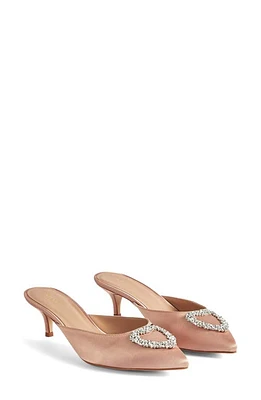 LK Bennett Estella Pointed Toe Kitten Heel Mule Trench at Nordstrom,