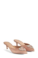 LK Bennett Estella Pointed Toe Kitten Heel Mule Trench at Nordstrom,