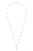 Lana Solo Mini Heart Diamond Pendant Necklace in Yg at Nordstrom