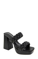 bcbg Gemma Platform Slide Sandal in Black at Nordstrom, Size 9