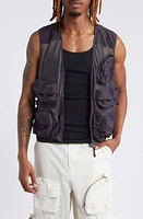 BOILER ROOM Mesh Cargo Vest Black at Nordstrom,