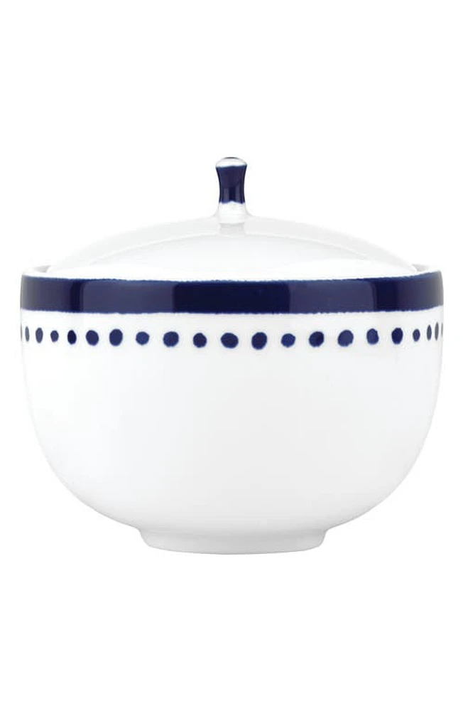 Kate Spade New York street grey porcelain sugar bowl in Blue at Nordstrom