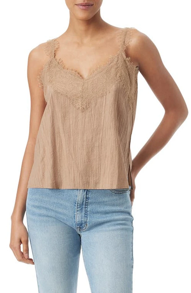 Sam Edelman Palmer Lace Detail Camisole Tigers Eye at Nordstrom,