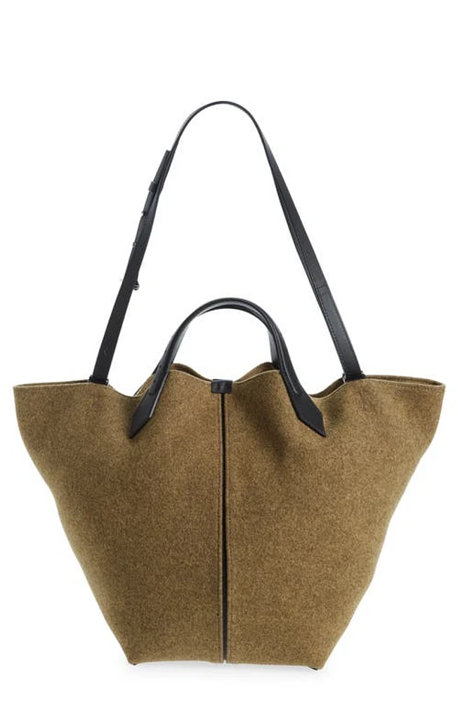 Proenza Schouler XL PS1 Felt Tote in Walnut at Nordstrom