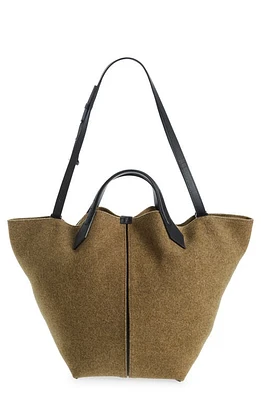 Proenza Schouler XL PS1 Felt Tote in Walnut at Nordstrom