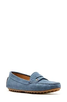 La Canadienne Pedale Waterproof Driver Loafer Jeans Suede at Nordstrom,