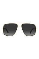 Dsquared2 60mm Square Sunglasses in Gold at Nordstrom