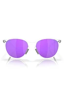 Oakley Sielo 57mm Round Sunglasses in Violet at Nordstrom