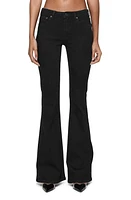 PURPLE BRAND Flare Jeans Black at Nordstrom,