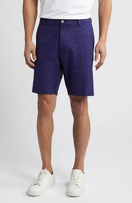 Peter Millar Salem Geo Paisley Performance Shorts Sport Navy at Nordstrom,