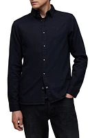 AllSaints Gleason Chambray Snap-Up Shirt at Nordstrom,