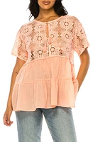 A COLLECTIVE STORY Lace Ruffle Top at Nordstrom,